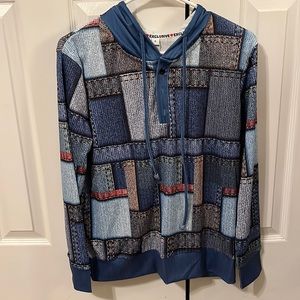 Brand new small polyester lightweight hoodie